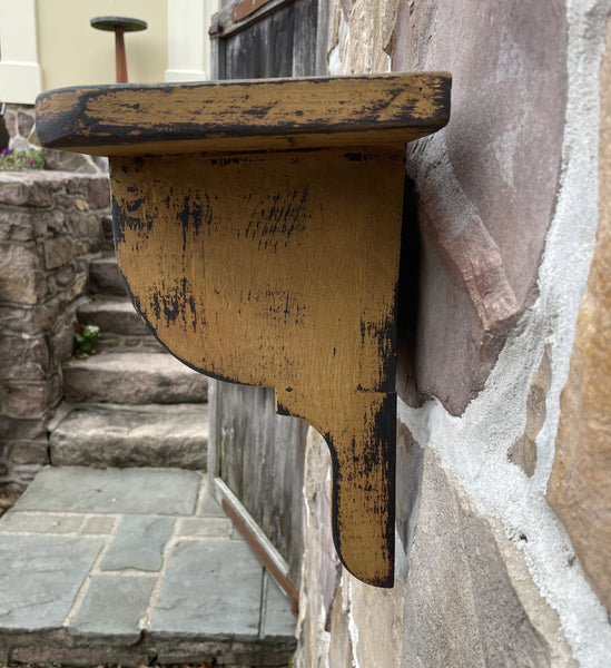 48" Mustard Shelf with heavy duty Shaker Pegs
