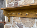 48" Mustard Shelf with heavy duty Shaker Pegs