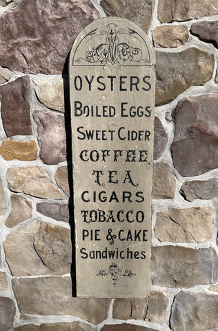 Vertical New England Lunch Counter sign