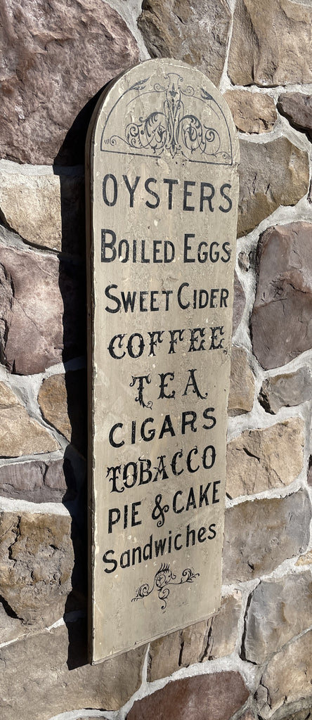 Vertical New England Lunch Counter sign | Strafford House