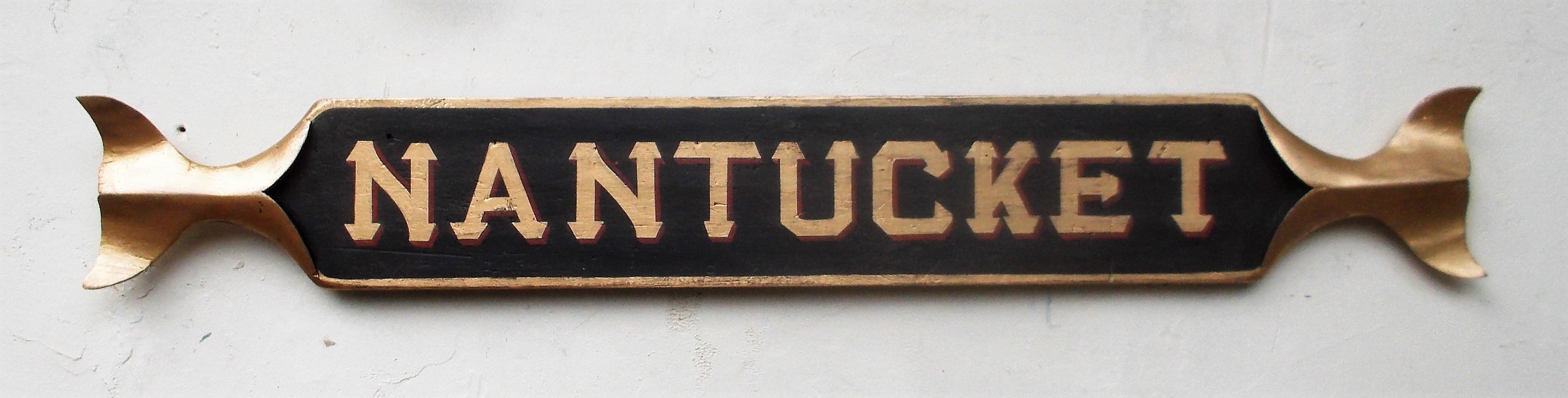 Nantucket Whale's Tale Quarterboard
