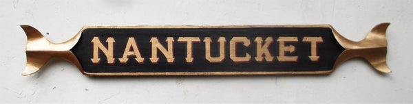 Nantucket Whale's Tale Quarterboard
