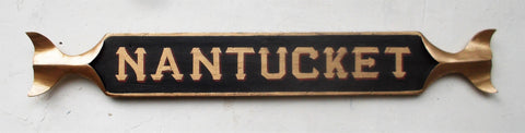Nantucket Whale's Tale Quarterboard