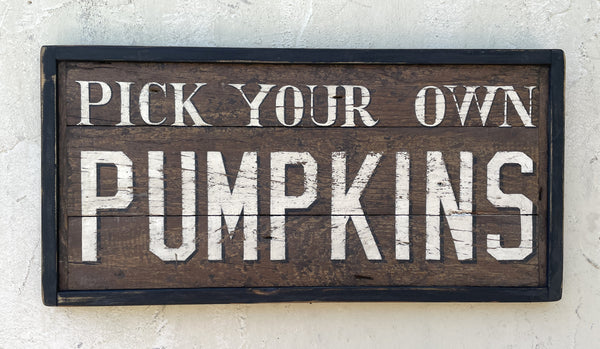 Pick Your Own Pumpkins