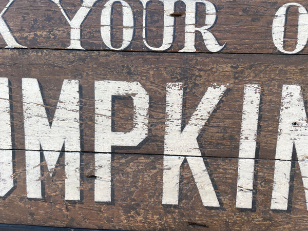 Pick Your Own Pumpkins