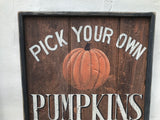 Pick Your Own Pumpkins