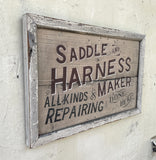 Saddle and Harness Maker