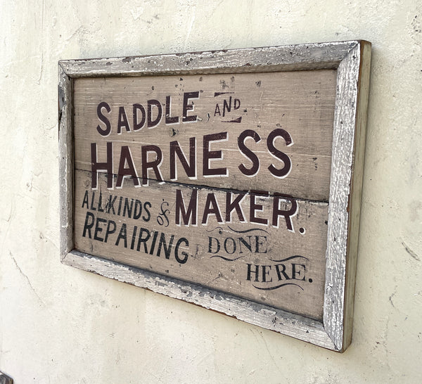 Saddle and Harness Maker