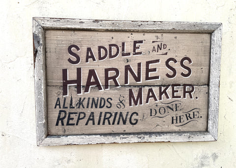 Saddle and Harness Maker