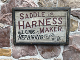 Saddle and Harness Maker