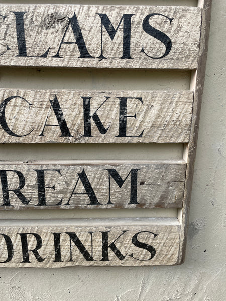 Restaurant sign