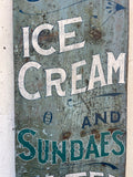 Soda, Ice Cream vertical sign