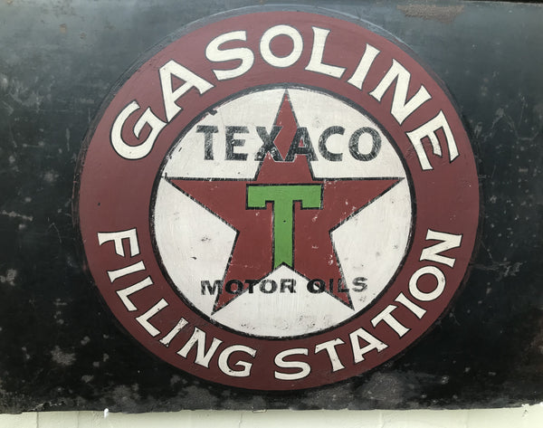 Texaco logo on 1930's Buick Car Door