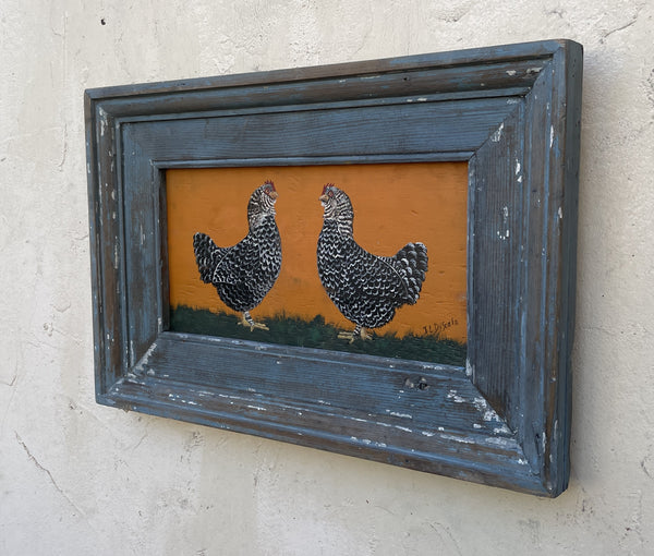 Two Speckled Hens