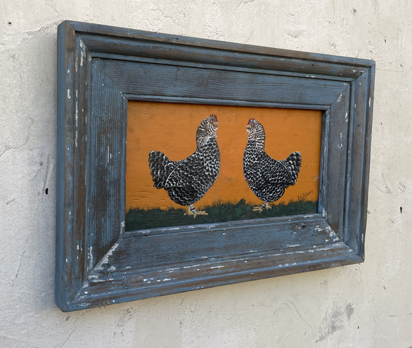 Two Speckled Hens