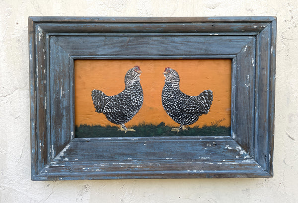 Two Speckled Hens