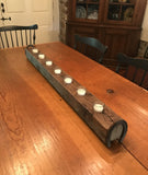 Votive Candle Holder made from reclaimed barn beam