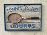 Tennis Club Courts arrow