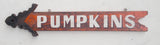 2-sided Pumpkins sign
