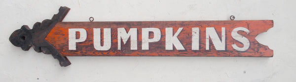 2-sided Pumpkins sign