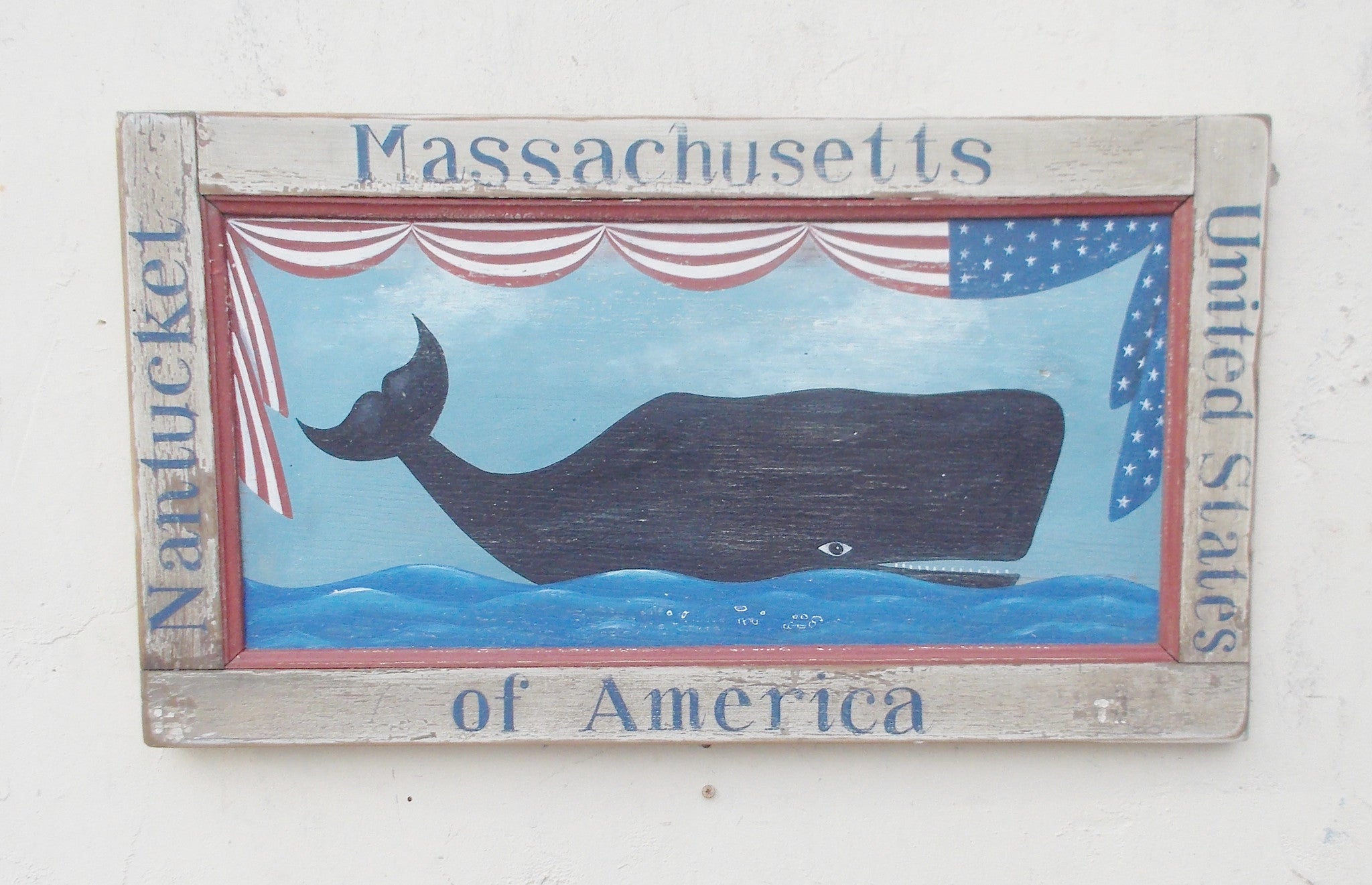 Nantucket Patriotic Whale
