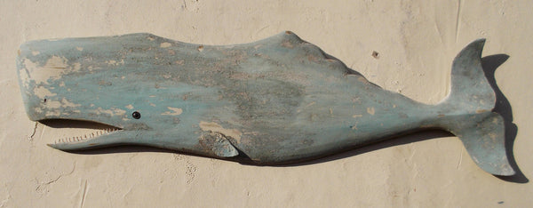 44" Carved Whale