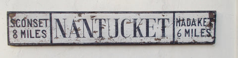 Nantucket Road Sign