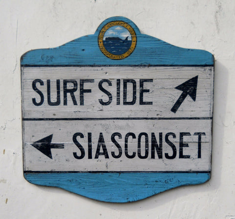 Surfside/ Siasconset Directional sign