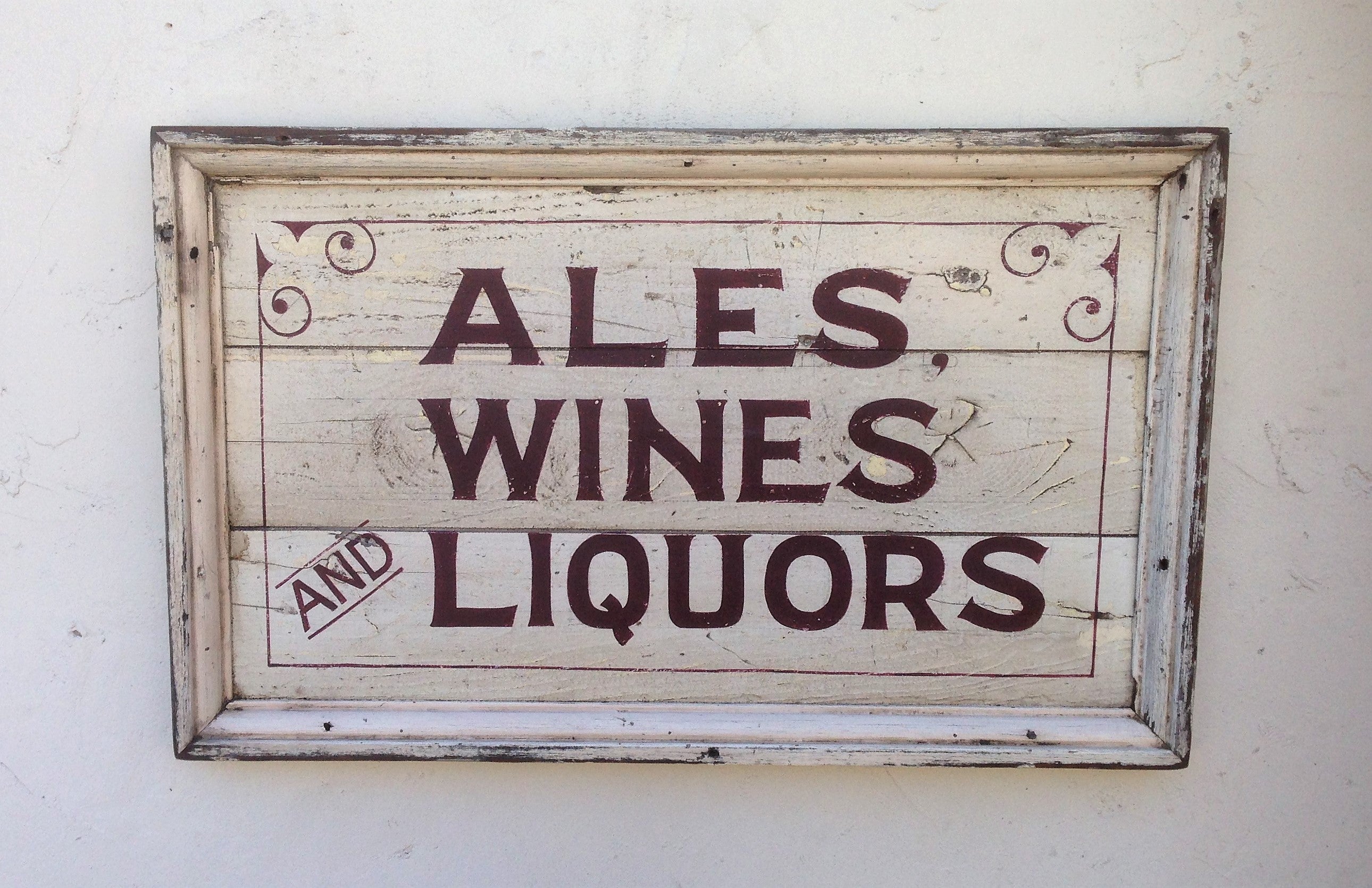 Ales , Wines and Liquors