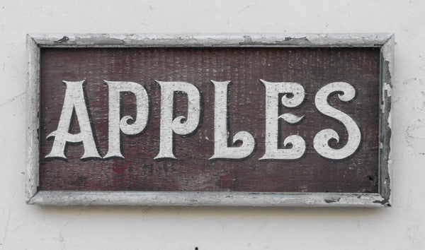 Apples sign