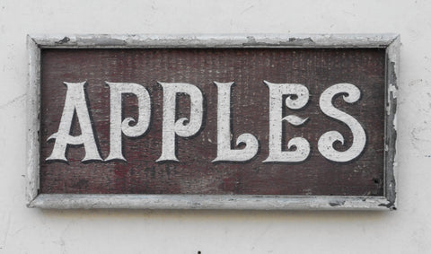 Apples sign