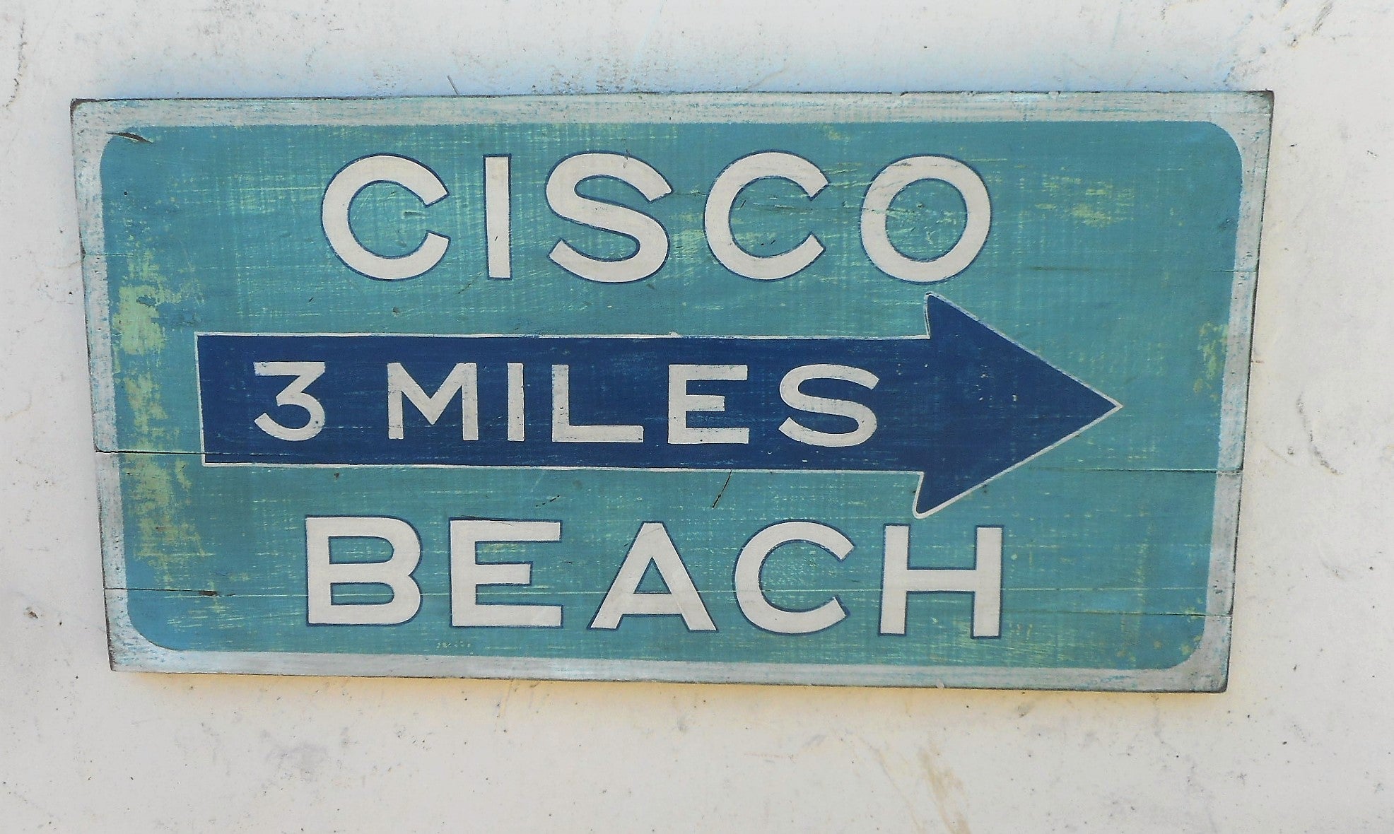 Nantucket Beach sign