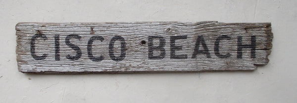 Cisco Beach sign