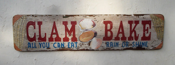 Clam Bake Sign