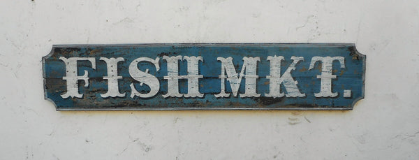 Fish Market sign