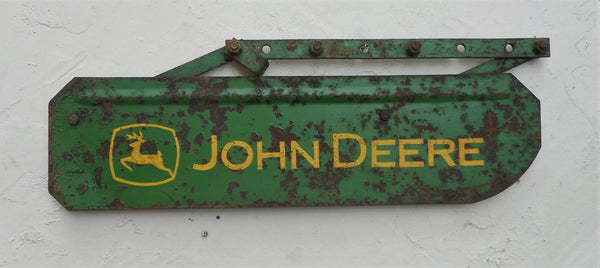 John Deere Logo on Antique Cultivator Shield