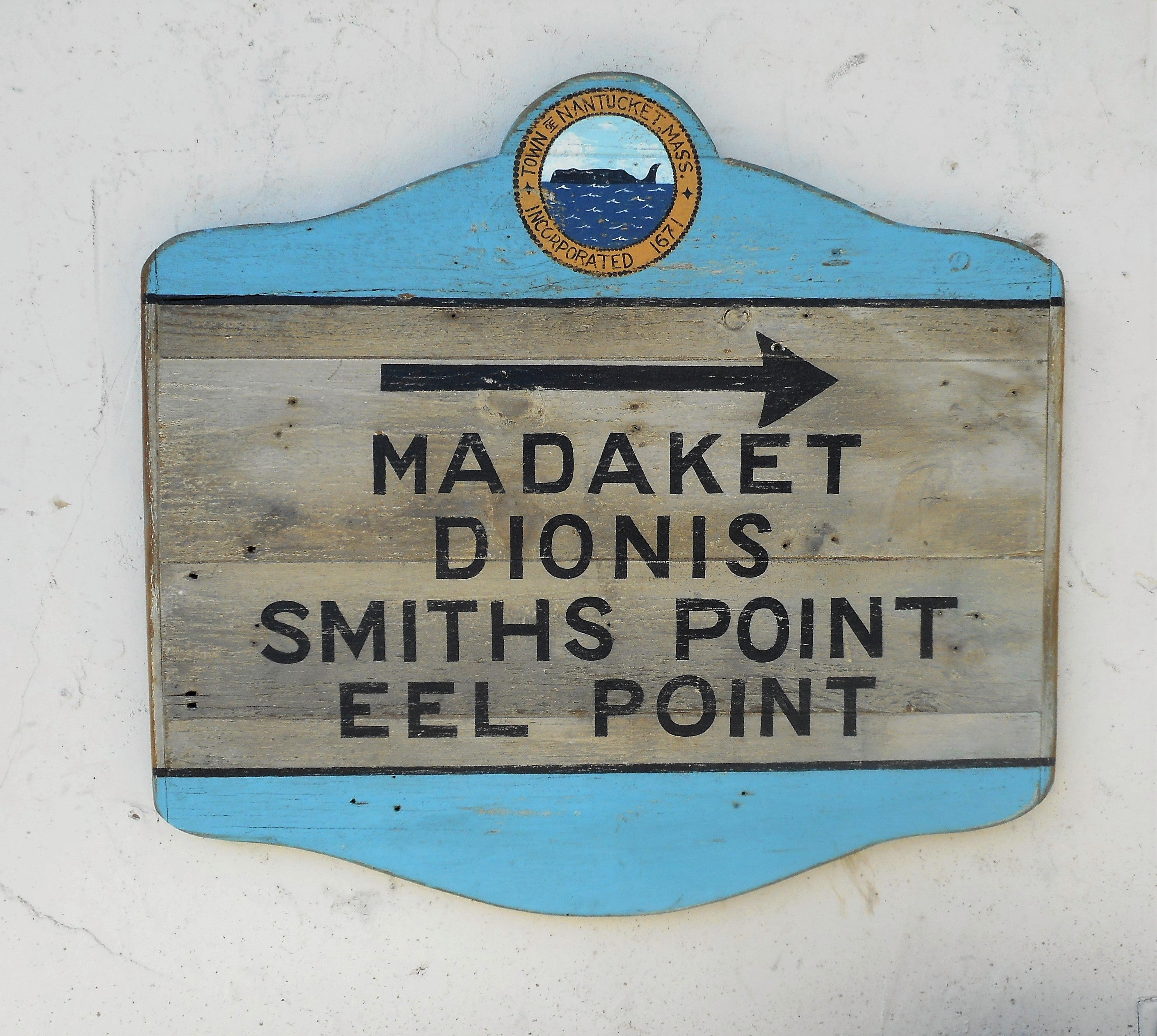 Madaket Directional sign