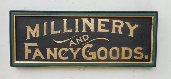 Millinery and Fancy Goods