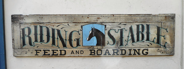 Riding Stable sign