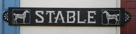 Stable- Livery Boarding sign