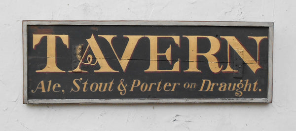 Tavern, Ale Stout & Porter on Draught