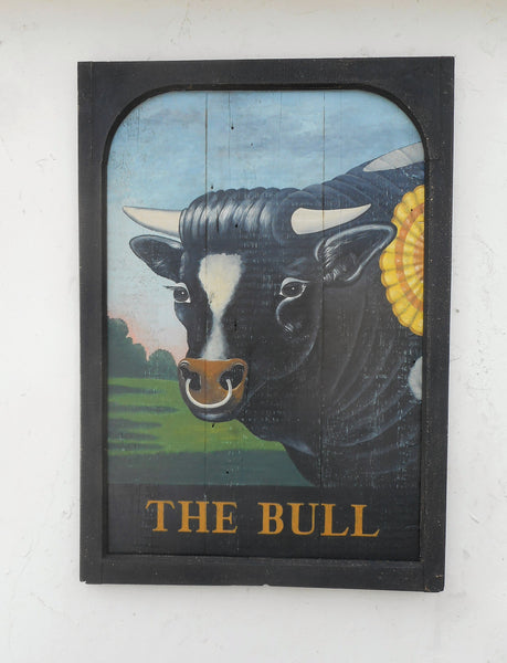 "The Bull"  English pub sign