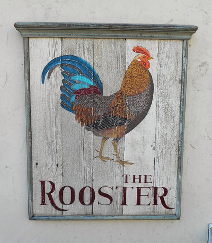 The Rooster pub sign