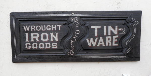 Wrought Iron Goods and Tin-Ware